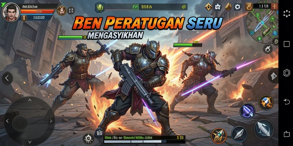 Gambaran gameplay seru dalam 898A yang penuh dengan aksi Fighting.