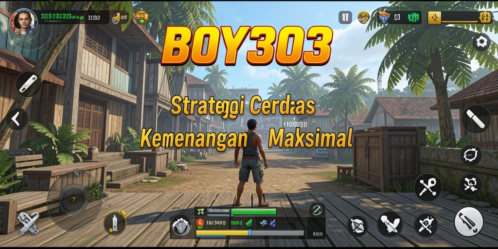 Screenshot gameplay BOY303 menampilkan aksi strategi yang mendebarkan.
