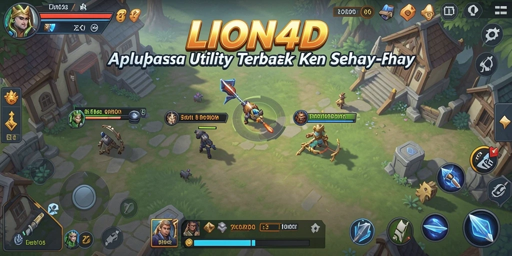 Tampilan utama LION4D dengan berbagai fitur Utility.