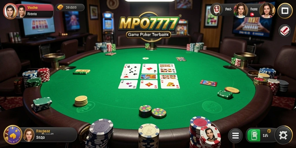 Tangkapan layar gameplay MPO777 menampilkan suasana seru permainan Poker.