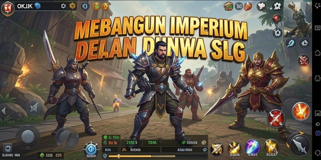 Tampilan menarik dari gameplay SLG yang mendebarkan.
