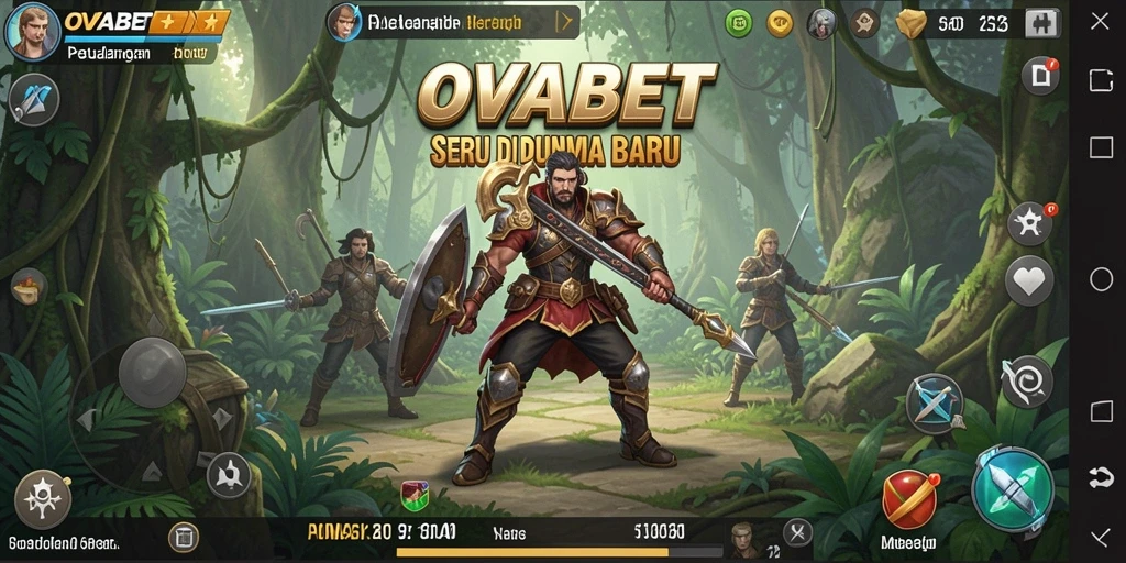 Gameplay OVABET yang mengasyikkan dengan petualangan seru.