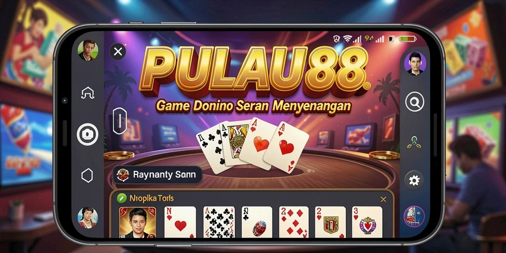Screenshot utama PULAU88 menampilkan gameplay seru dari permainan Domino.