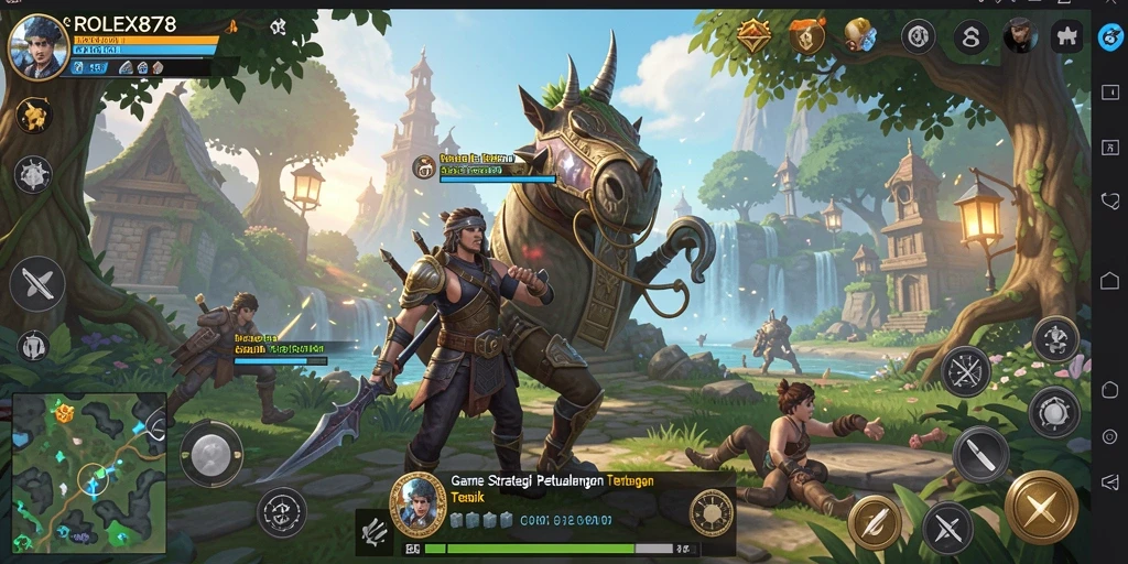 Gameplay seru dari ROLEX878 yang penuh strategi.