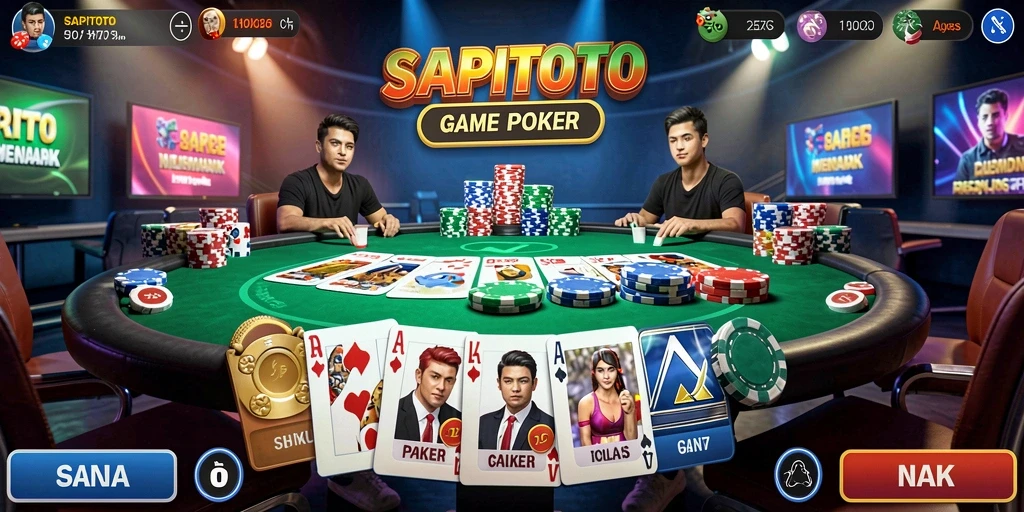Tampilan gameplay seru dan interaktif di SAPITOTO.
