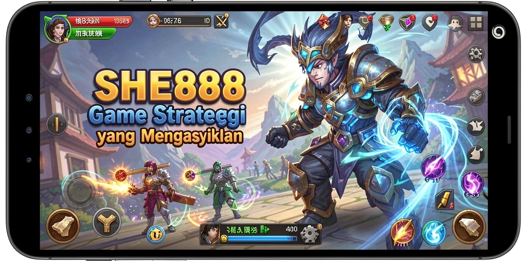 Tampilan menyenangkan dari gameplay SHE888 yang penuh strategi.