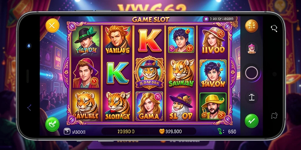 Tampilan gameplay Slot VV62 yang memukau dan mengasyikkan.